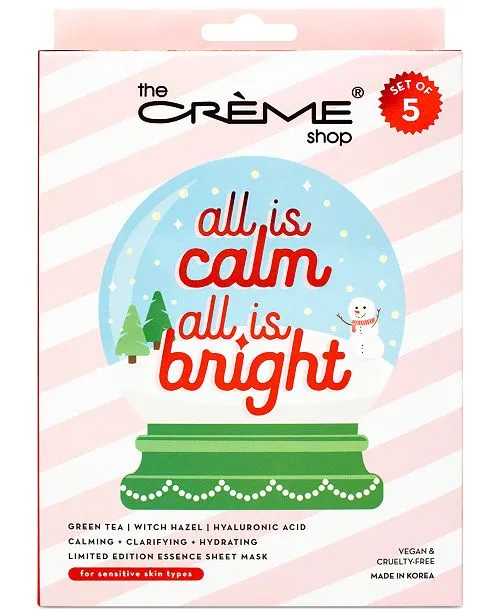 The Creme Shop All is Calm, All is Bright Sheet Mask