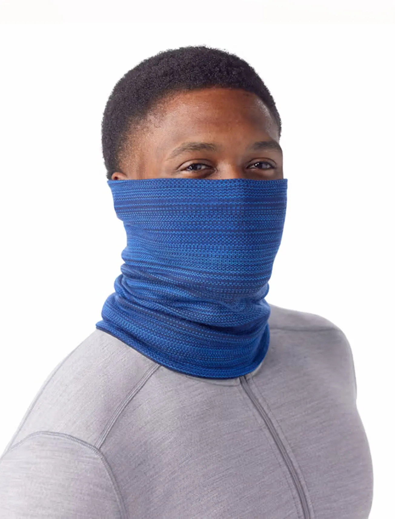 Thermal Reverse Neck Gaiter, Deep Navy