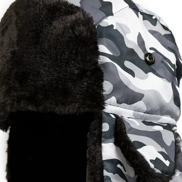 Trapper Hat | Snow Military Camo PreOrder