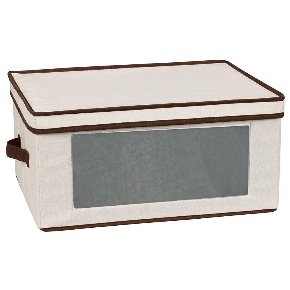 Vision Canvas Wine Goblet Storage Box