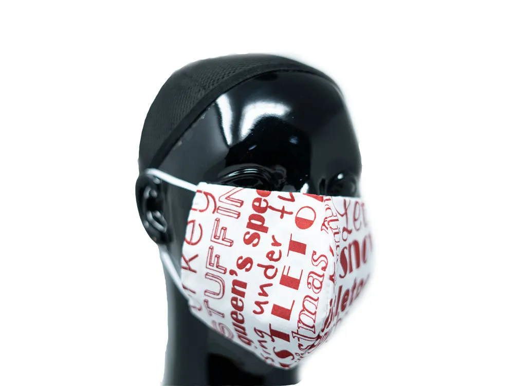 Washable and Reusable Christmas Writing Mask