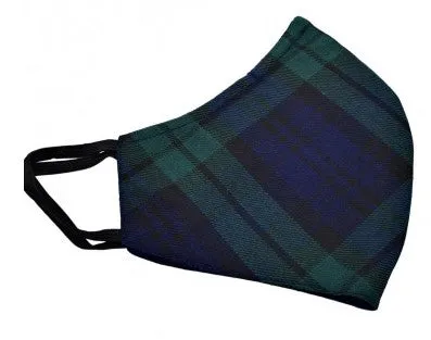 Washable, Reusable Face Mask | Black Watch Tartan