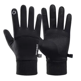 Winter Gloves for Men Women Touchscreen Anti-Slip Thermal Warm Windproof Glove for Running Cycling Motorcycle Hiking Ski Driving